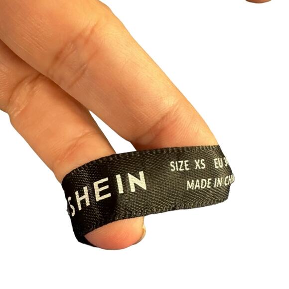 Shein Blue Sleeveless Tied String Flowy Dotted Mini Dress Women Sz XS - Picture 5 of 9